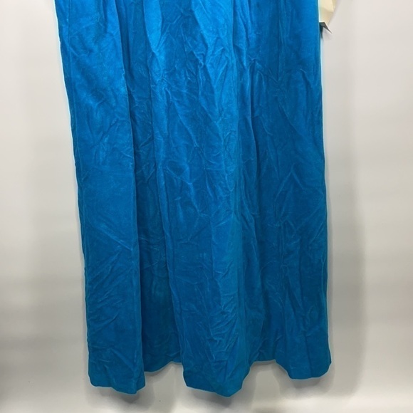 Vintage Vanity Fair Peacock Blue Robe 80's NWT Size XL RARE - Picture 5 of 10